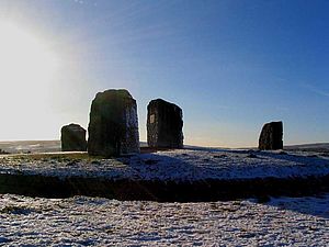 Nye Bevan Stones at Sunset