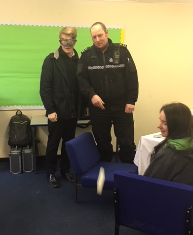 Student and Police Officer;